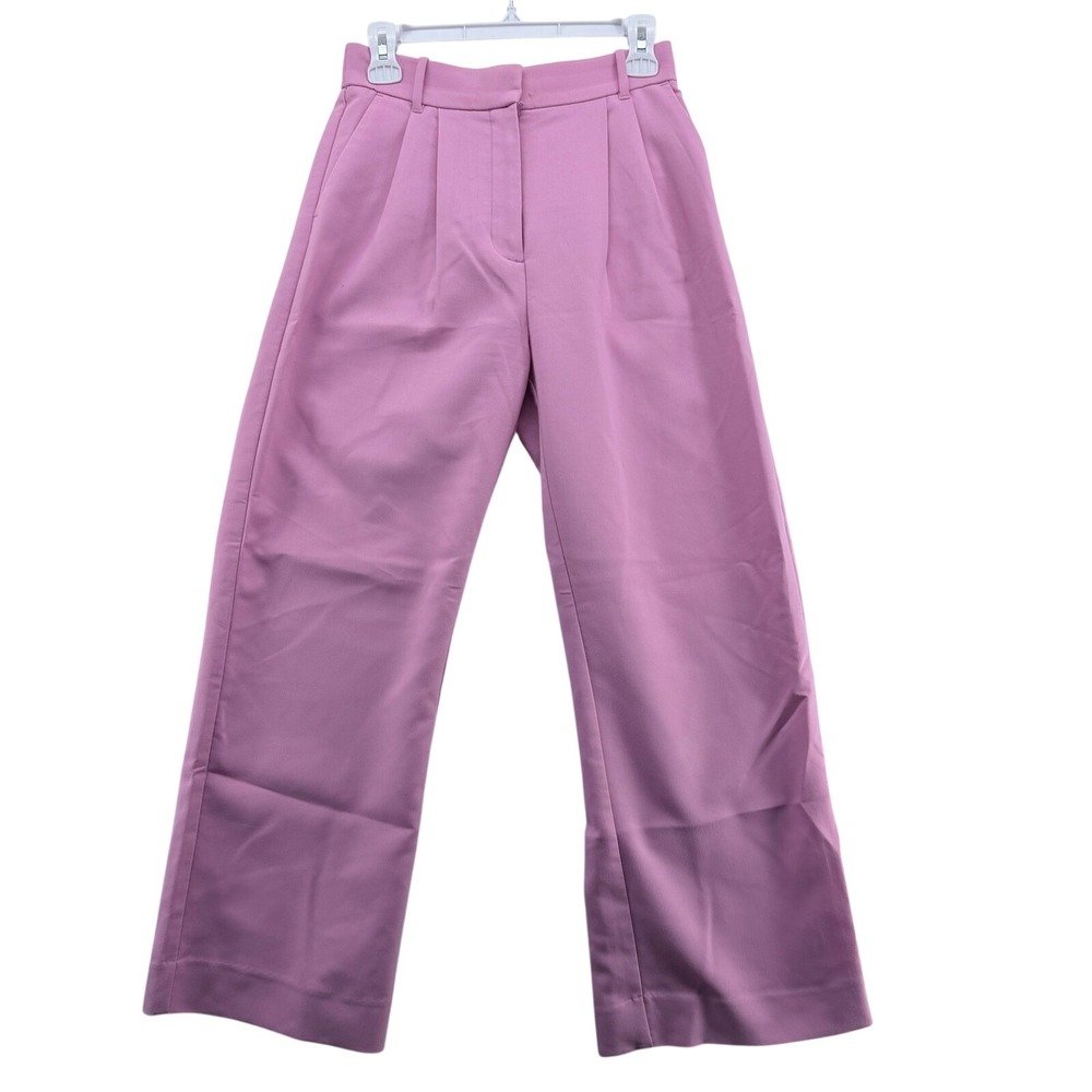 Abercrombie & Fitch Pink Sloan Tailored Trousers High Rise Pants Size 4S 27
